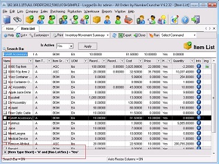 NumberCruncher - Inventory Management Software